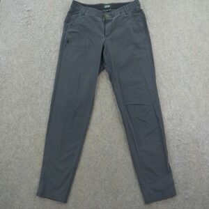 Chrome Industries Pants Womens 10 Gray Slim Straight Flat Front Chinos